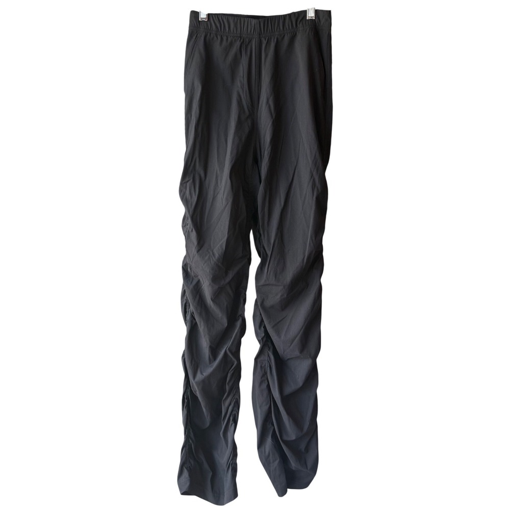 Lululemon Dance Studio Slim Fit Flared Pant Black Ruched High Rise Size X-Small